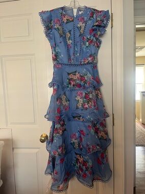 coast | Dresses | Coast Floral Print Watercolor Maxi Sheath Dress | Poshmark